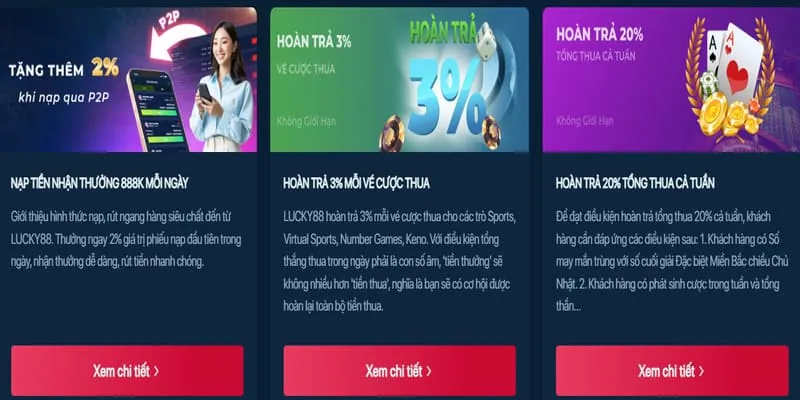 Giao diện thân thiện của Lucki8 trang chủ chính thức